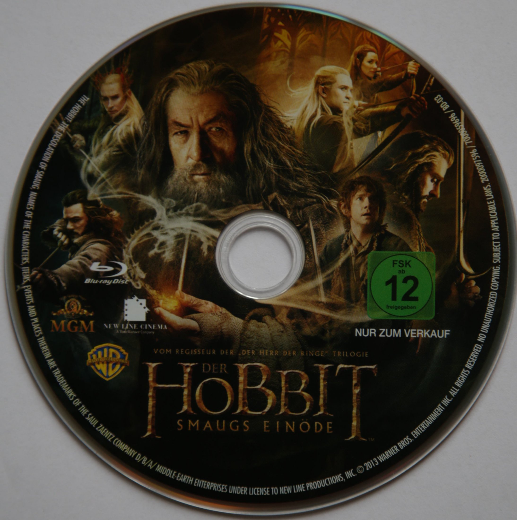 Der Hobbit - Smaugs Einöde Disk