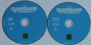 Guardians of the Galaxy Steelbook Disks
