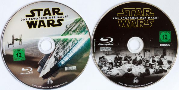 Star Wars 7 Steelbook Disks