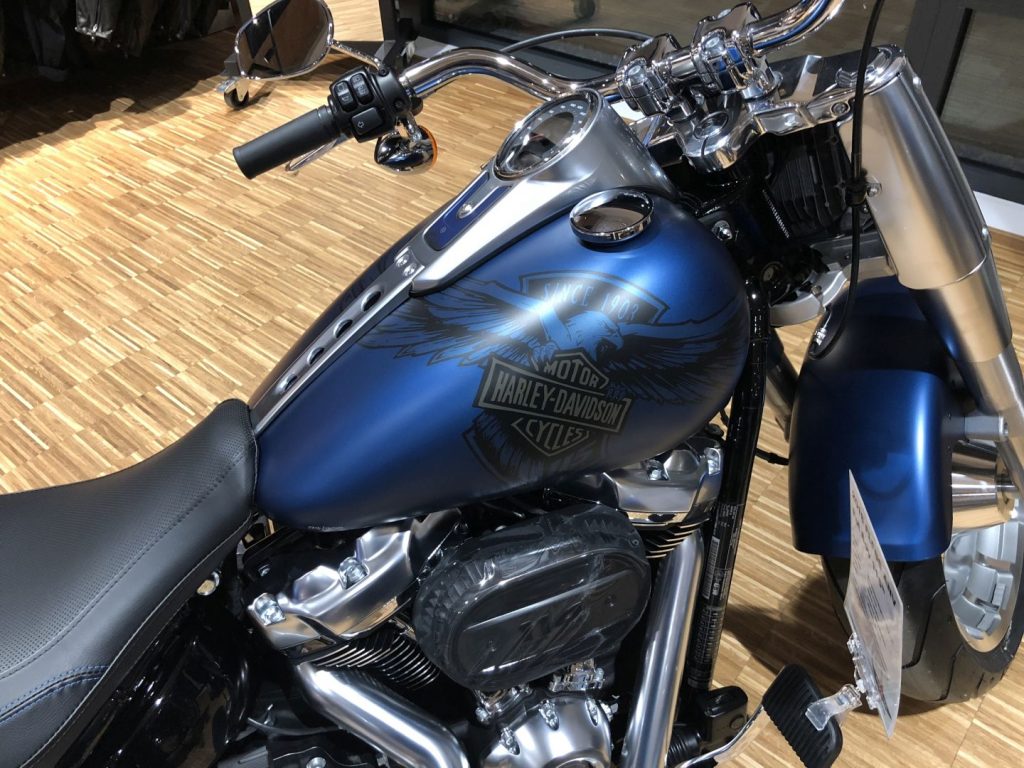 Nahaufnahme Harley Davidson Motorrad